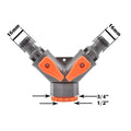 1/2" 3/4" 1 Inch Garden Hose Quick Connector Stopwater Connector Garden Tap Water Gun Coupler Watering Pipe Fitting