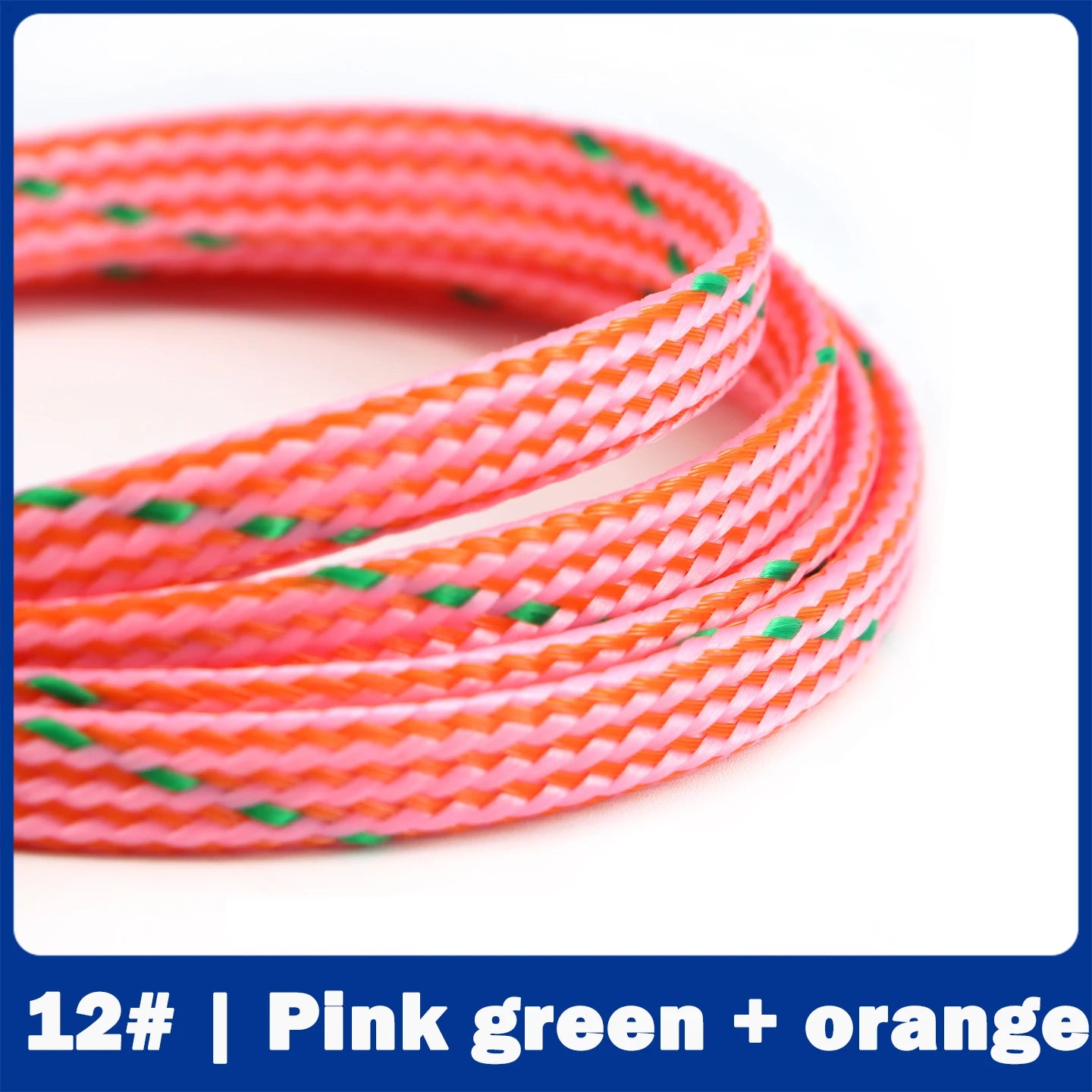 4/8/12mm PP Cotton Yarn + PET Woven Cotton Mesh Braided Cable Sleeve Expanding Braided Sleeving Wire Cable Harness Sheathing