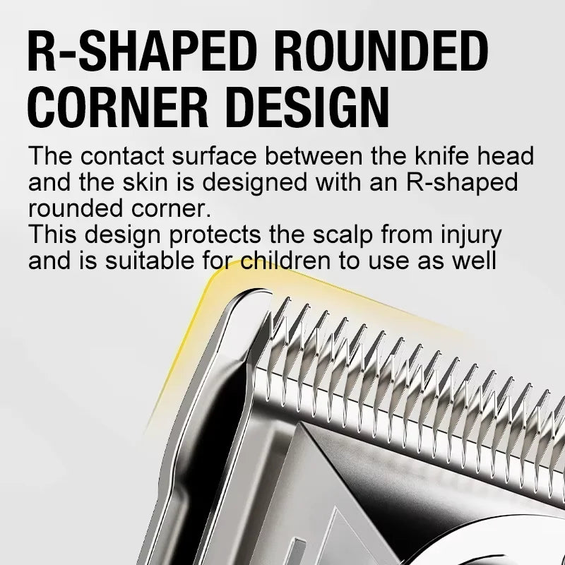 All metal blade male clipper, electric hair clipper, household electric hair clipper, hair salon, high-power pet clipper