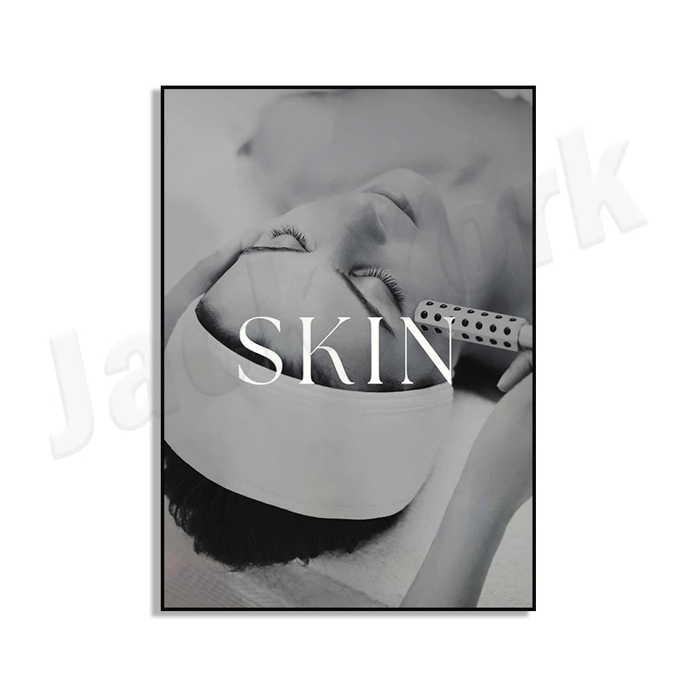 Beautician art, skin care skin care art, eyelashes props, tanning salon, beauty salon decoration, spa center wall poster