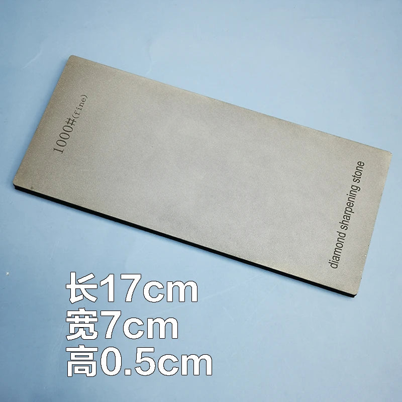 1pc Diamond Sharpening Stone Grinding Stone, Kitchen Knife Sharpener Stone With Sponge Non--slip Pad, Wet Stones For Sharping