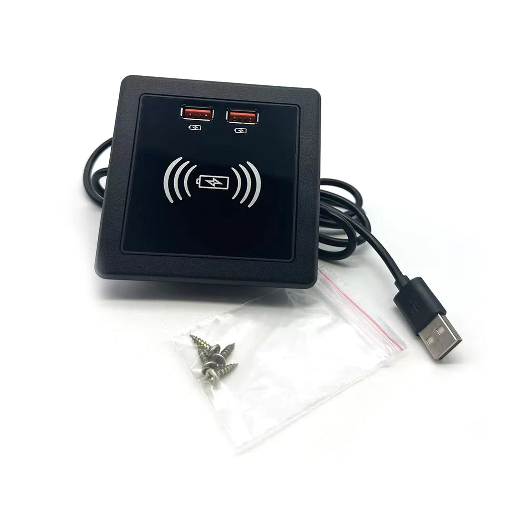 Built in Desktop Device Fast Wireless Charger  Quick Charger 2.0 Embedded  Chargeur Induction Charging