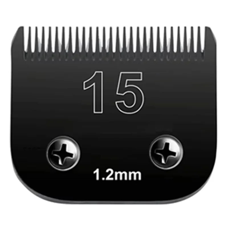 10#15#4FC#5FC#7FC# Black Dog Grooming,Detachable Pet Clipper Blade Compatible with Wahl km,Andis,oster A5 Clippers