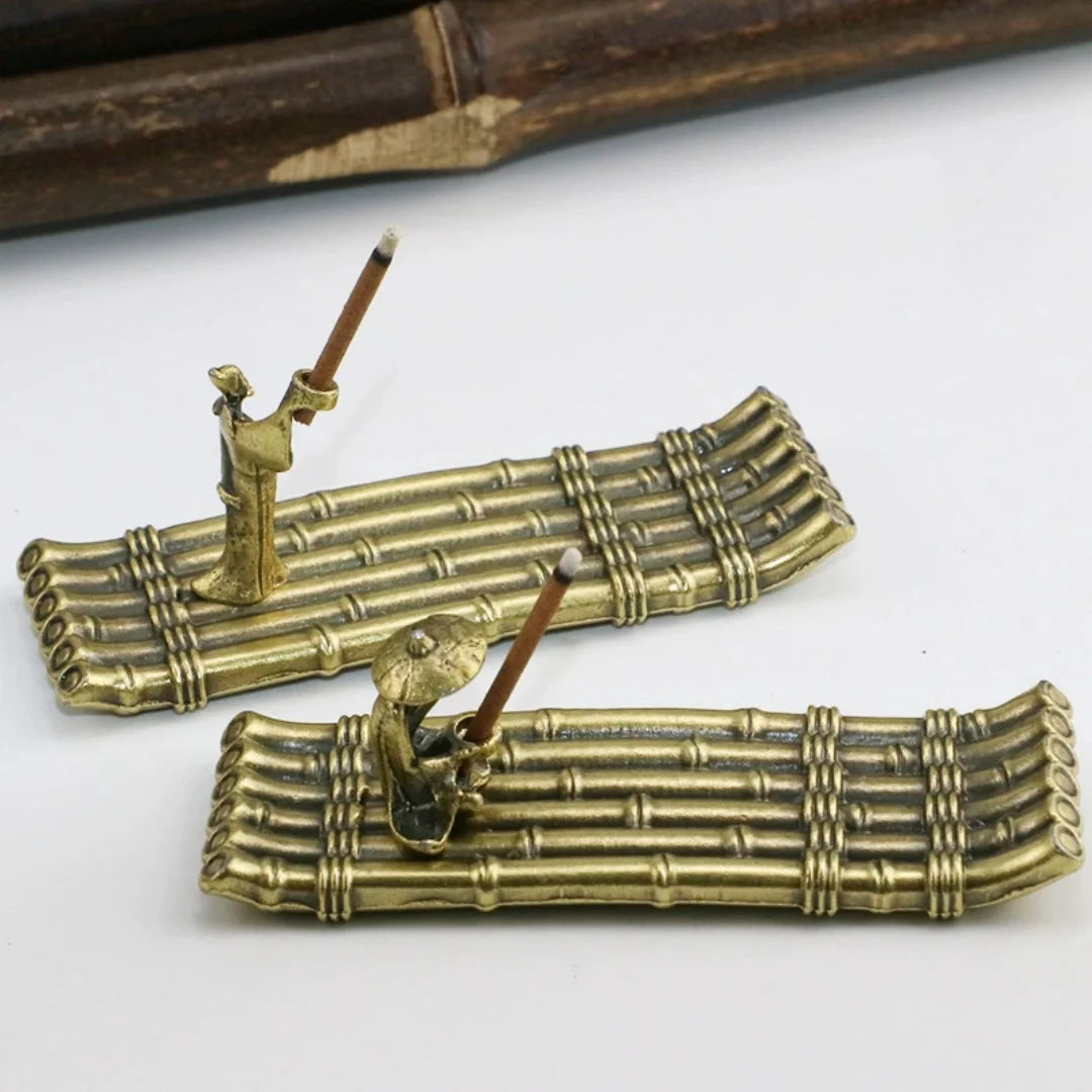 Antique Brass Nautical Boat Creative Awning Fishing Boat Holder Desktop Ornament Home Decor Gift for Birthday Christmas Party