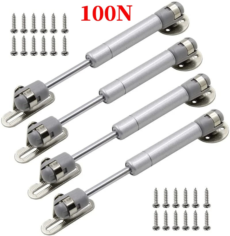 2/4Pcs Furniture Hinge Kitchen Cabinet Door Lift Pneumatic Support 20-200N Hydraulic Gas for Wood Furniture Hardware