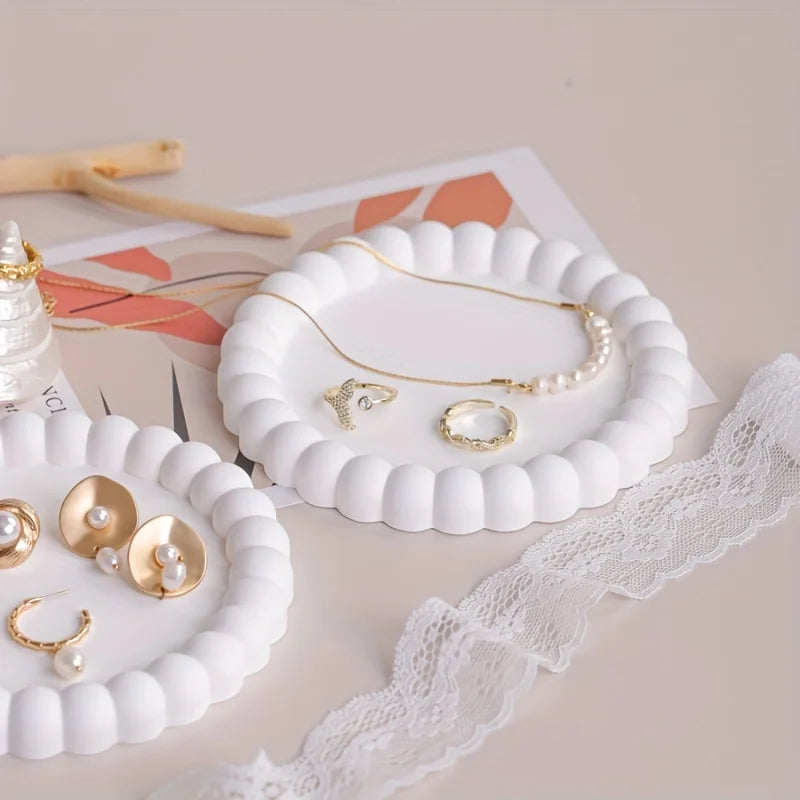 DIY Bubble Tray Coaster Silicone Mold Plaster Epoxy Concrete Cement Mould Handicrafts Gift Jewelry Storage Tray Home Decor