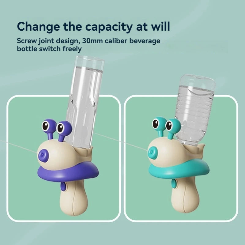 Kids Electric Water Gun with Long Range – Lightweight Handheld Snail Water Blaster for Outdoor Summer Fun, Pool & Beach Play