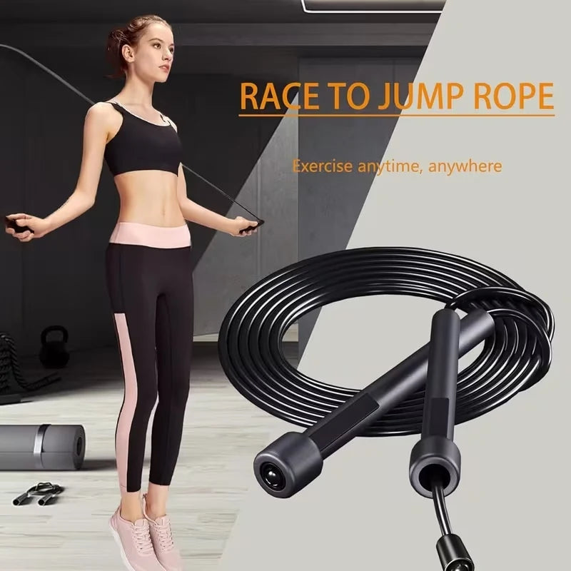 2.8M Speed Jump Rope Professional Adult Children Gym PVC Jumping Rope Adjustable Fitness Equipment Muscle Boxing Training