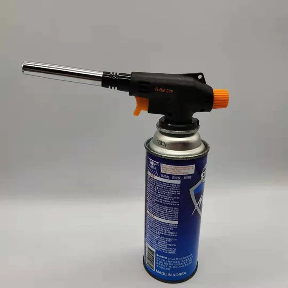 Outdoor Camping Welding Gas Burner Flame Torch BBQ Cooking Ignition Flamethrower Portable Gas Torch for Cooking And Camping