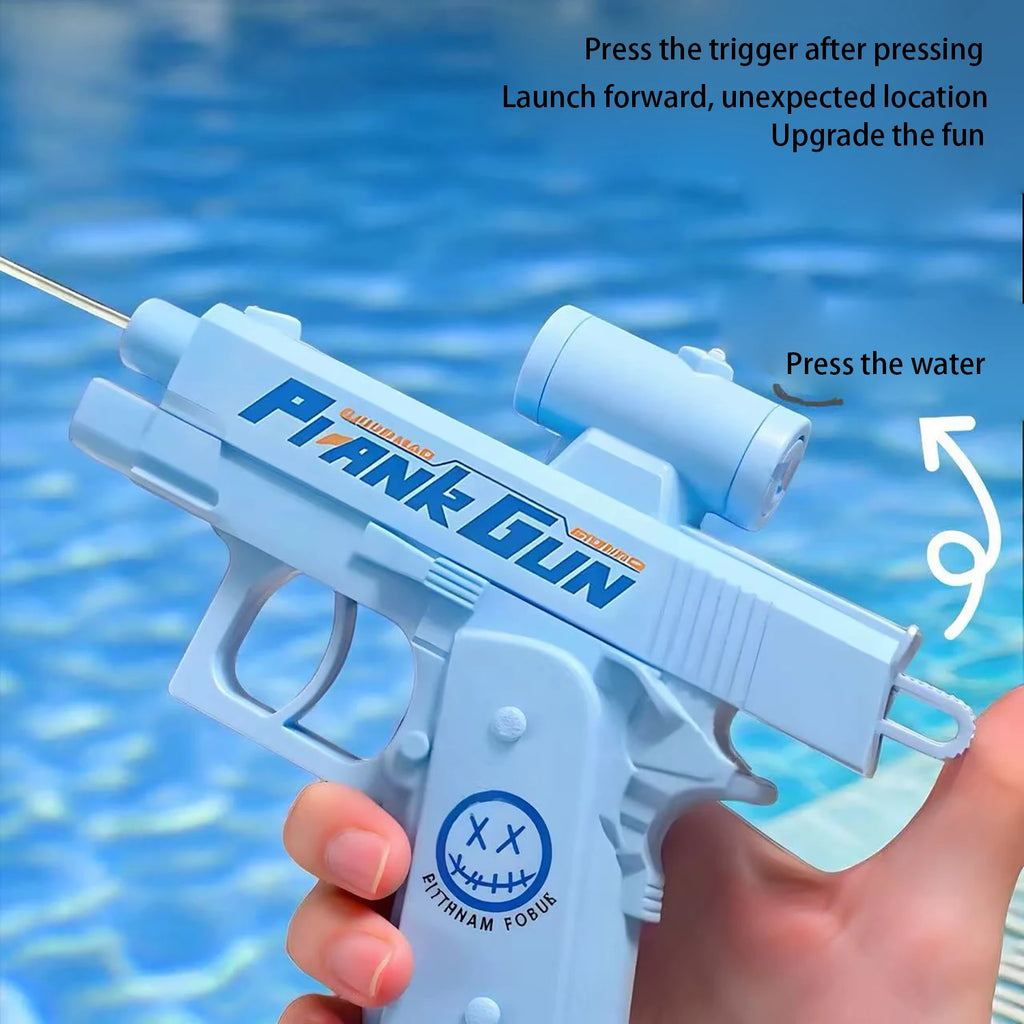 Double sided reverse watering prank water gun, two-way water spray toy, funny and parody toy
