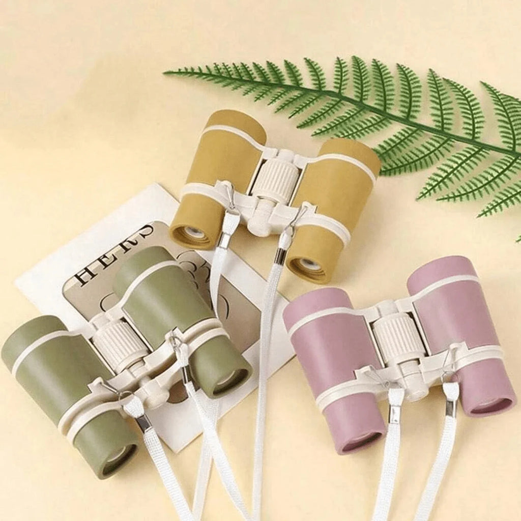 Children Magnification Jungle Binoculars Magnifying Glass Portable Shockproof Telescope For Birthday Hiking Presents Camping