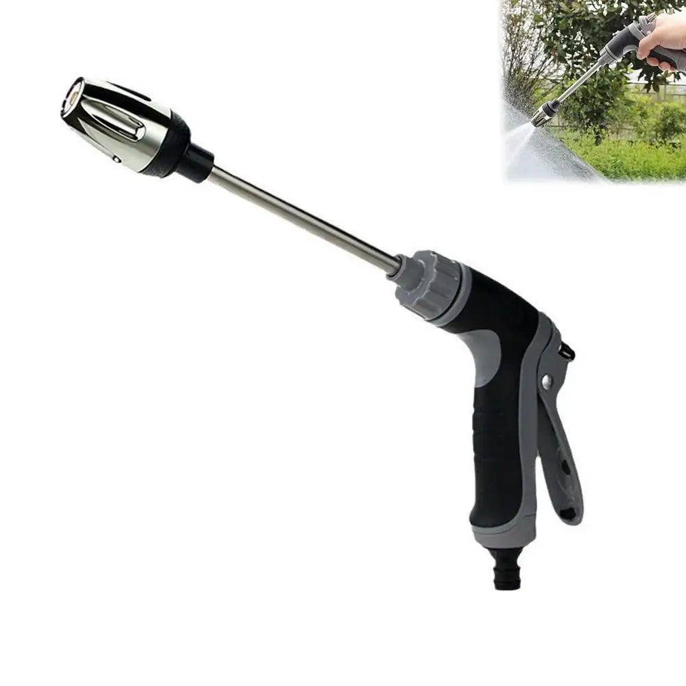 High Pressure Car Wash Water Gun Long Rod Nozzle Sprayer For Garden Watering Cleaning Tool Adjustable Mist Spray Gun Accessories