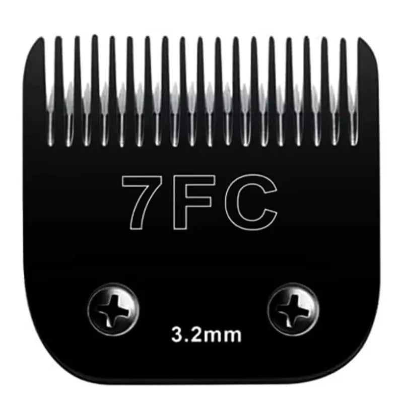 10#15#4FC#5FC#7FC# Black Dog Grooming,Detachable Pet Clipper Blade Compatible with Wahl km,Andis,oster A5 Clippers