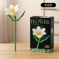 Simulation Building Blocks Flowers Eternal Bouquet Micro Brick Rose Sunflower Tulip Orchid Kid Handmade Toy Home Decor Girl Gift