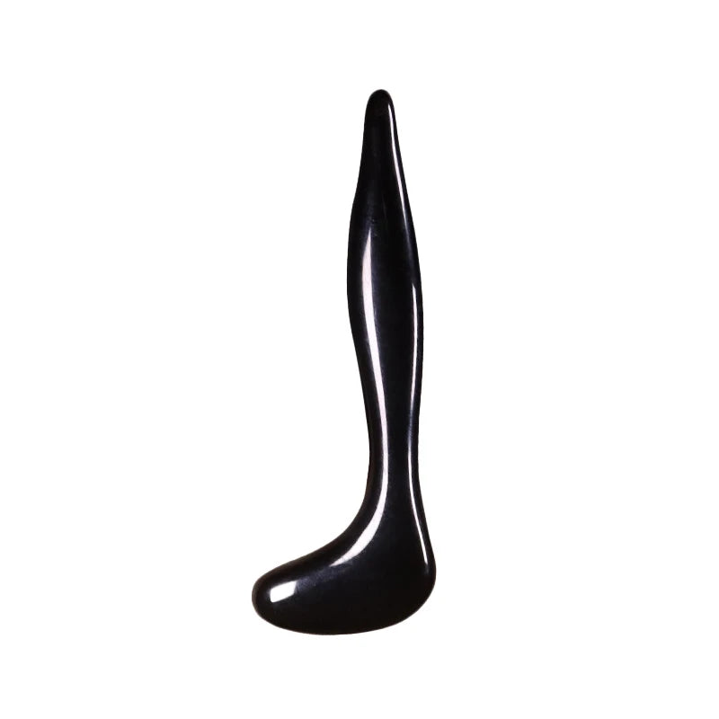 Natural Obsidian Gua Sha Board Gouache Scraper Boad Scraping Meridians Massage Face Lift Anti Wrinkle Beauty Jade Massager