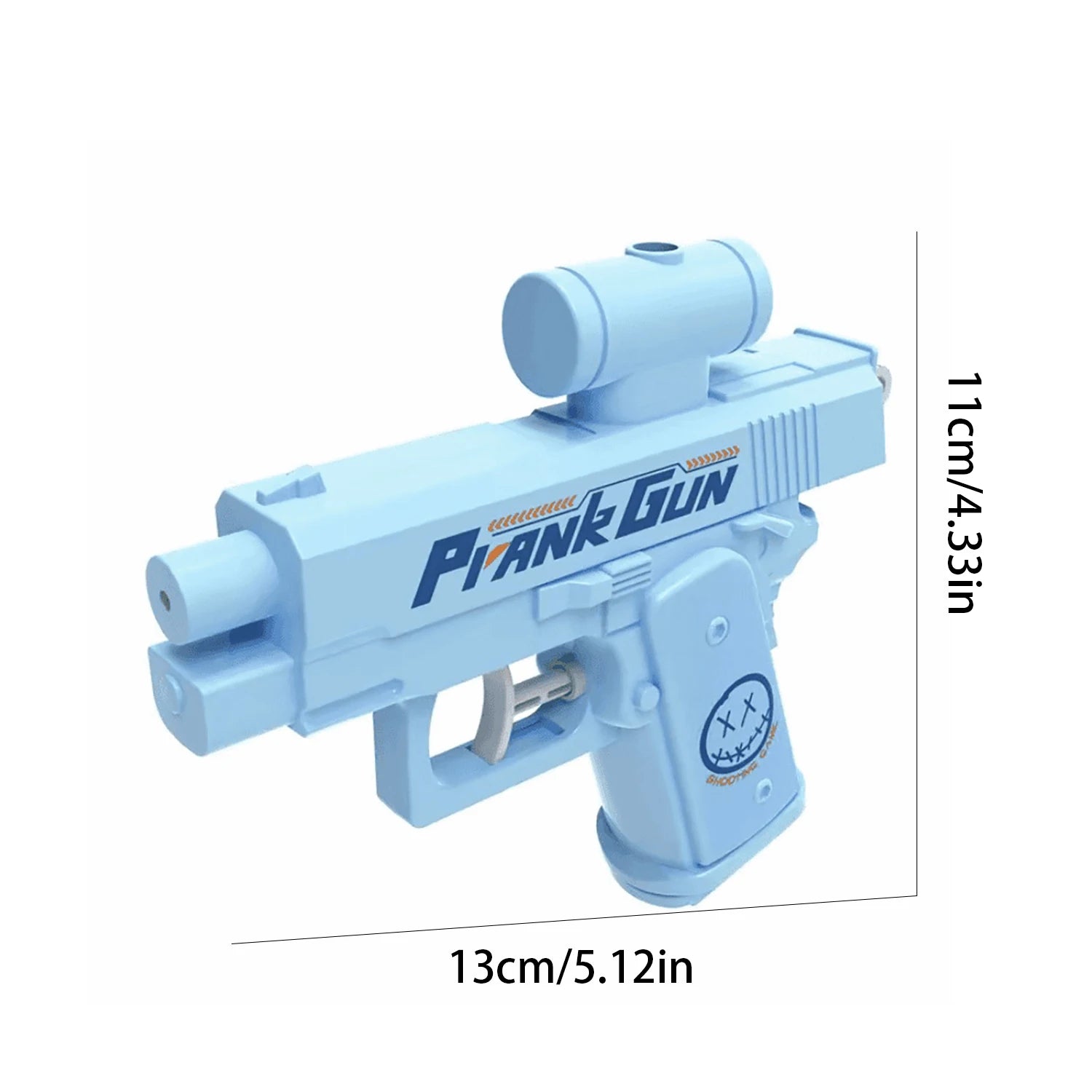 Double sided reverse watering prank water gun, two-way water spray toy, funny and parody toy