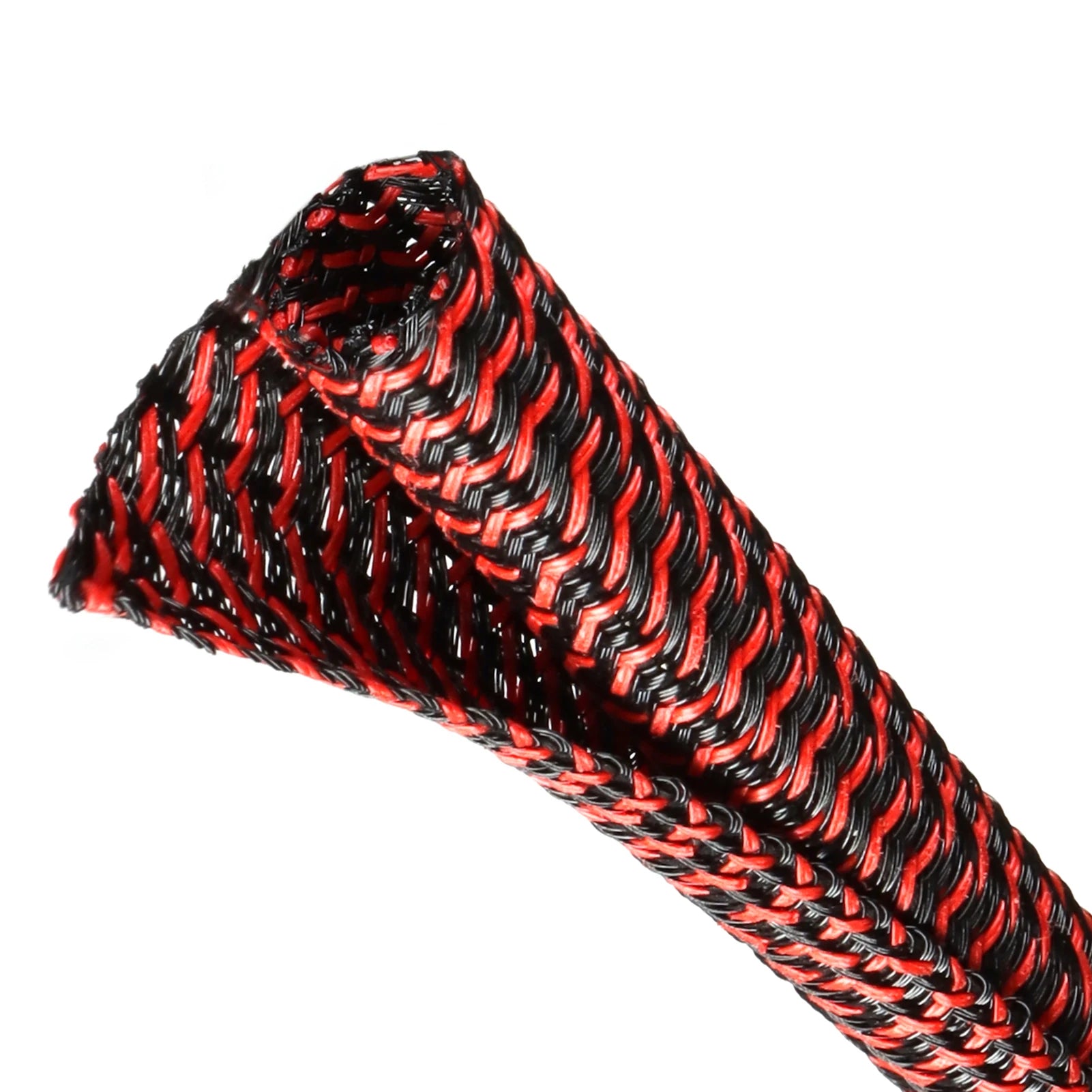 3/8M PET Braided Self-Closed Cable Sleeve Dia 3mm ~ 32mm Sheath High Protection Wear Resistant Insulated Sleeving Wire Organizer