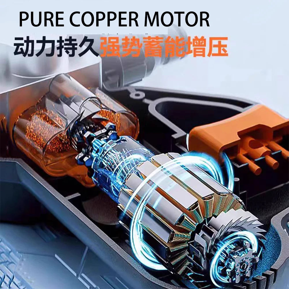 60Bar High Pressure Washer Water Gun Car Wash Auto Accessory Cleaner for Home Garden Makita 18v Compatible No Battery Included