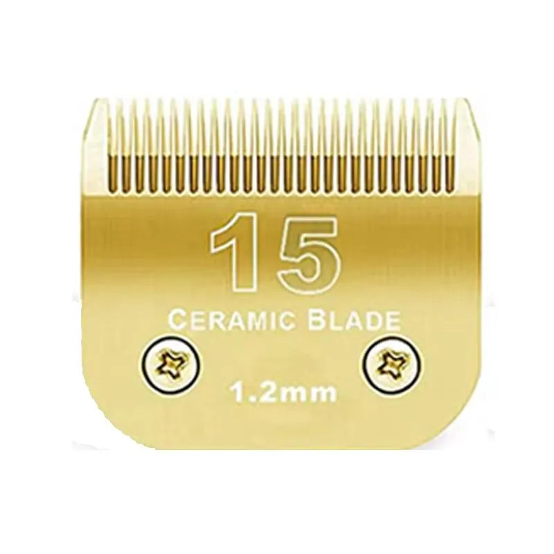 10#15#4FC#5FC#7FC# Black Dog Grooming,Detachable Pet Clipper Blade Compatible with Wahl km,Andis,oster A5 Clippers