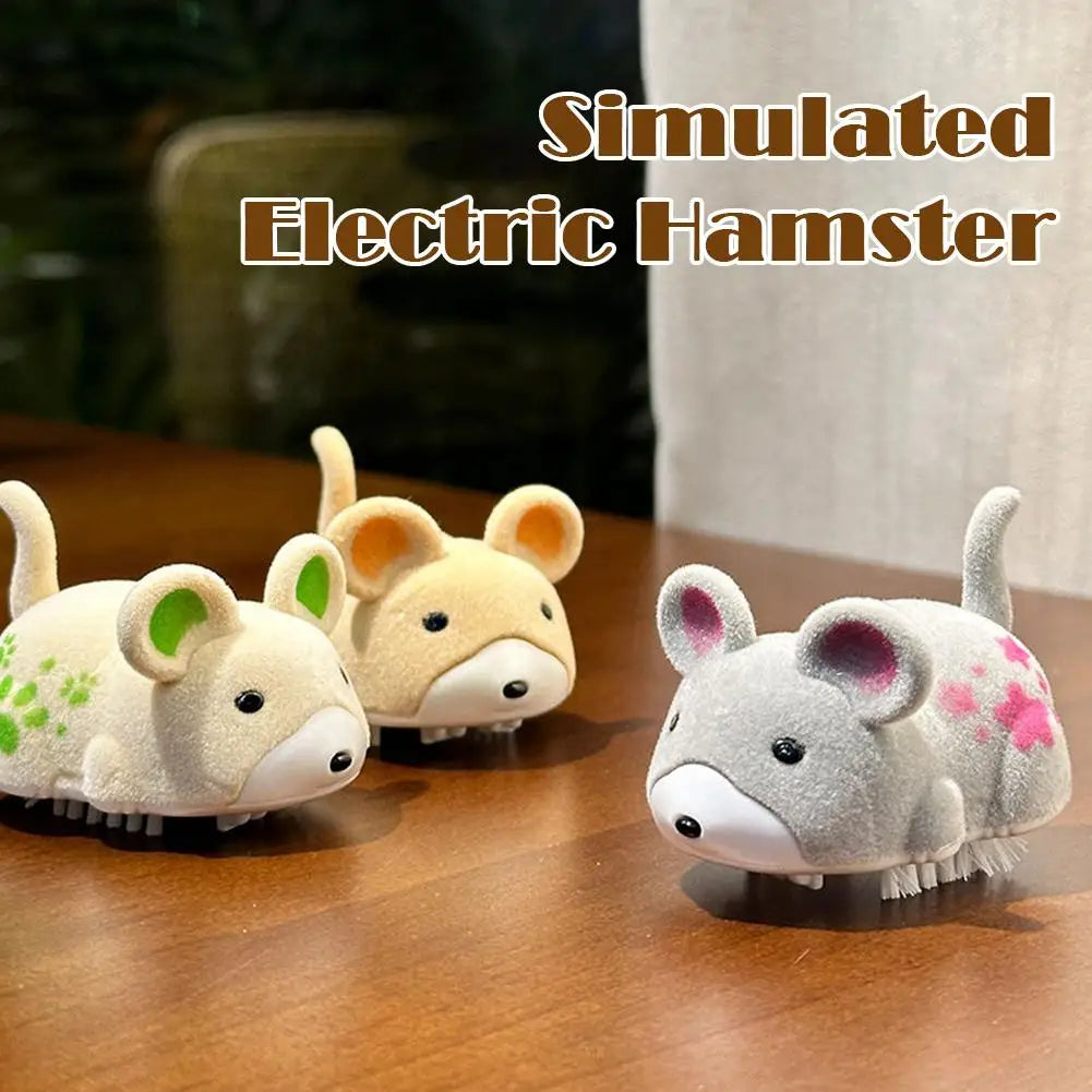 Interactive Cat Toys for Indoor Cats Cat Mouse Toy Electric Vibration Mouse Automatic Moving Kitten Toys Home Electric Hamster