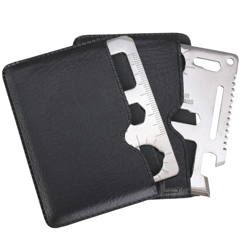 Wallet Card Knife EDC Outdoor Pocket Tools High Quality Camping Multi-functional Combination Tool Stainless Steel Accessories