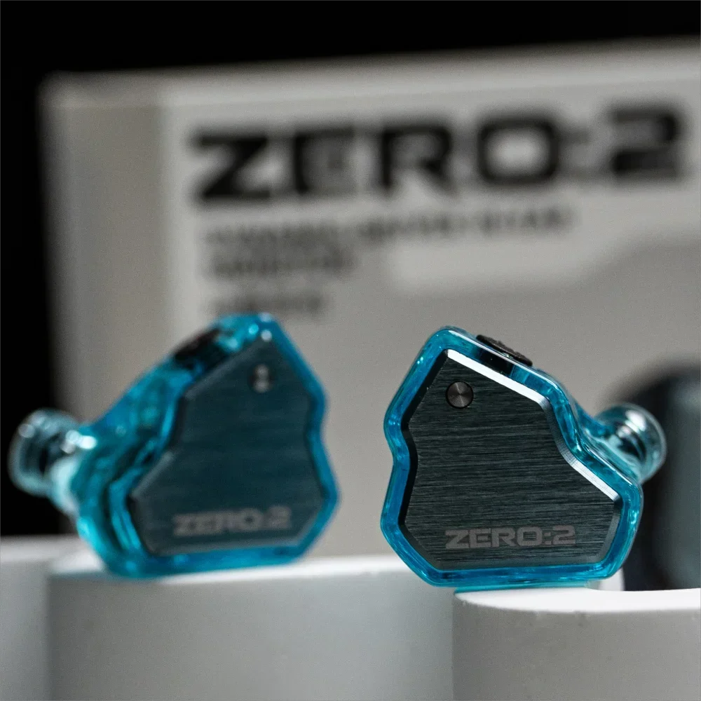 7Hz X Crinacle Zero 2 Updated 10mm-Dynamic Driver IEM Wired Earbuds Earphones Gaming Earbuds with OFC IEM Cable for Musician
