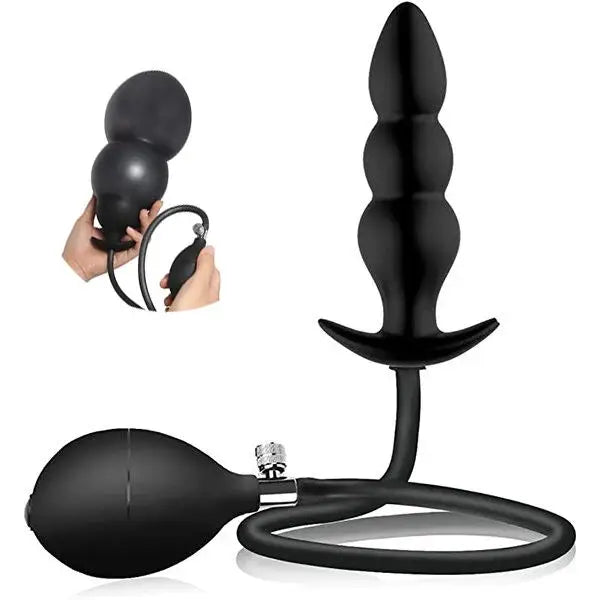 Adult G spot Expansion Stimulator Silicone Inflatable Butt Plug Big Dildo Insertion Sex Toy Male Prostate Massager Anal Sex Toys
