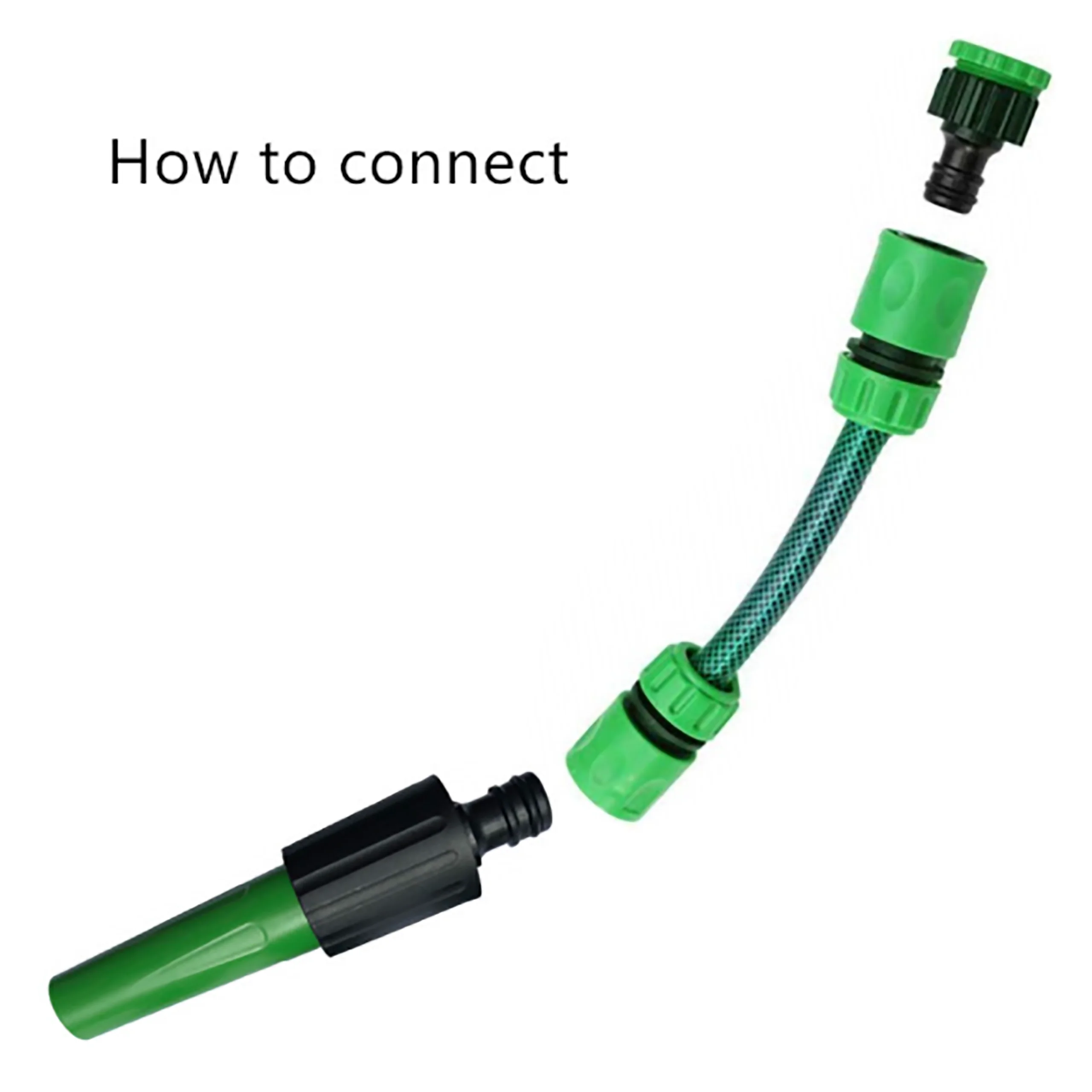 Spray Nozzle Water Gun High Pressure Direct Spray Sprinkler Quick Connector Hose Adjustable Pressure Washer Garden Sprinkler