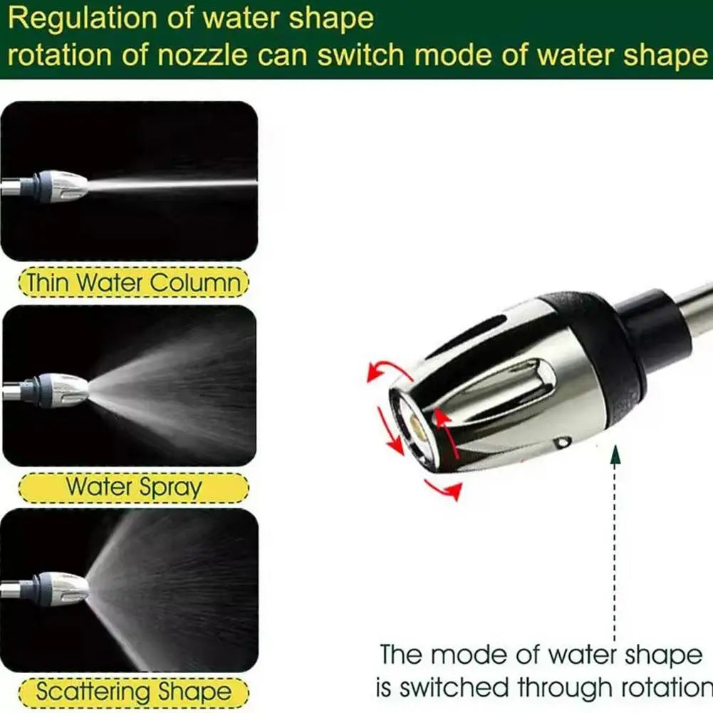 High Pressure Car Wash Water Gun Long Rod Nozzle Sprayer For Garden Watering Cleaning Tool Adjustable Mist Spray Gun Accessories