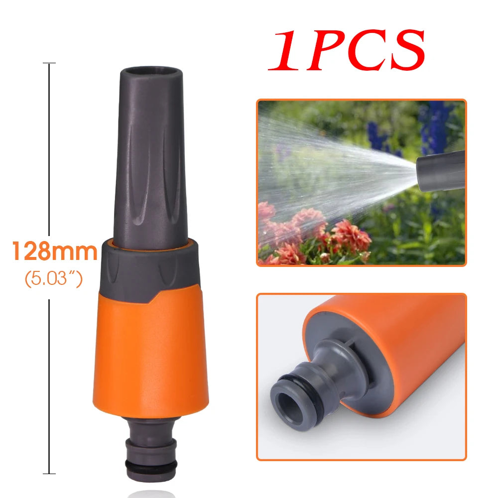 TPR Package Glue High Pressure Water Gun 1/2" 3/4" Hose Adjustable Nozzle Sprinkler for Garden Lawn Watering Car Wash Sprayer