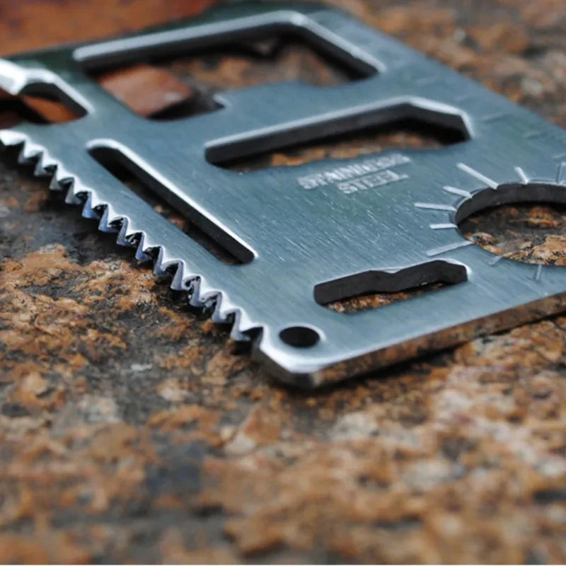 Wallet Card Knife EDC Outdoor Pocket Tools High Quality Camping Multi-functional Combination Tool Stainless Steel Accessories