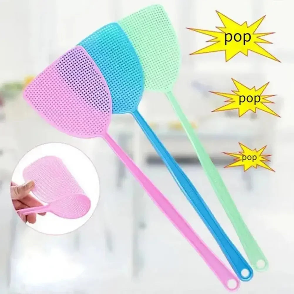 3pcs Fly Swatter Thickened Plastic Fly Swatter Mosquito Pest Control Insect Killer Home Kitchen Accessories