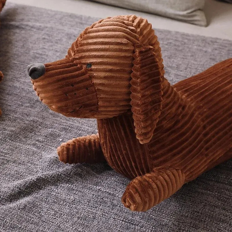 Cute Dachshund Dog Strip Pillow Soft Sofa Throw Pillow Neck Waist Pillow For Living Room Office and Home Decor