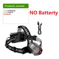 980000000LM 800W Ultra Powerful LED Headlamp Super Bright Zoom 4000M Head Flashlight Rechargeable Hunting Fishing Head Lantern