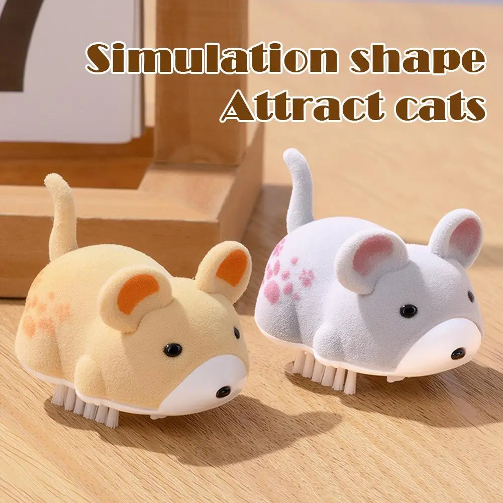 Interactive Cat Toys for Indoor Cats Cat Mouse Toy Electric Vibration Mouse Automatic Moving Kitten Toys Home Electric Hamster