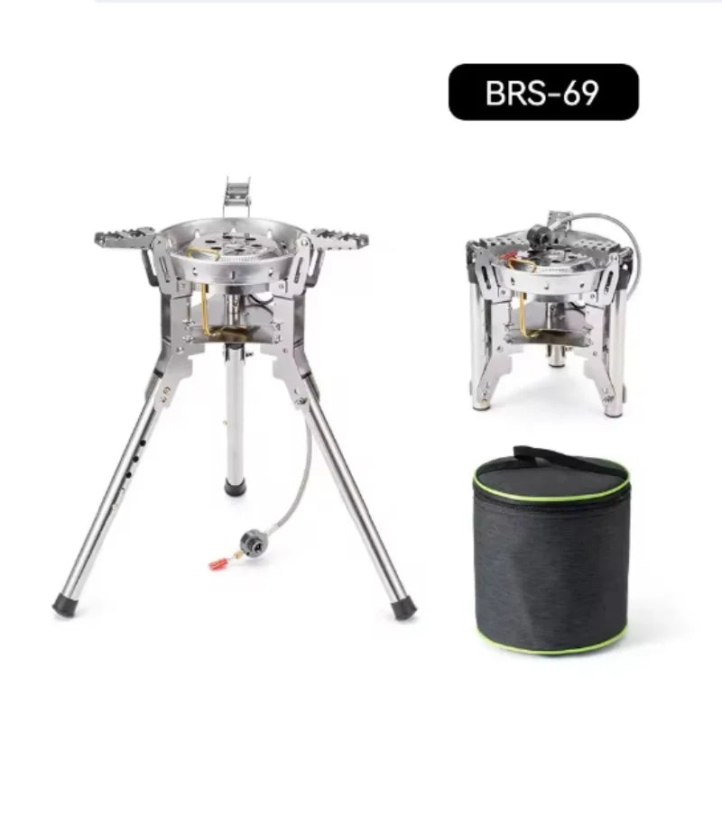 BRS Outdoor Gas stove Bulin BRS-69A Camping Picnic Gas Stove 6800W Team Party FamilyCamp Gas Burner For Hiking Fishing
