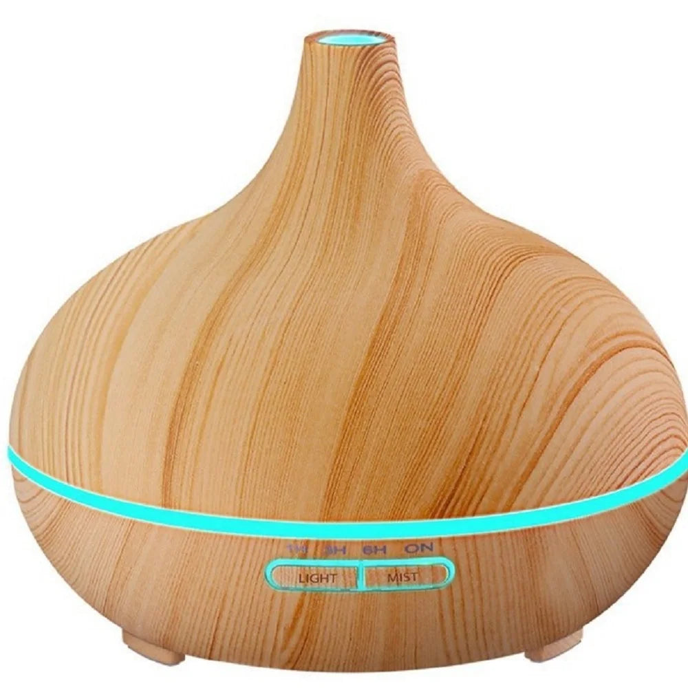 HOMEFISH 4 in 1 Air Humidifier with Starry Projector Aromatherapy Diffuser USB Rotate Projection Light Mist Maker Fogger