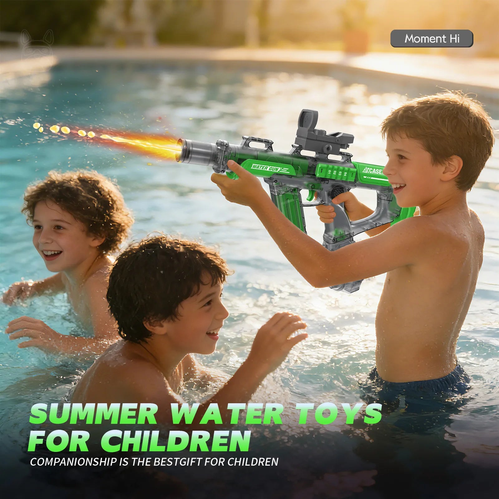 Electric Water Guns For Adults Powerful Squirt Water Large Capacity Automatic Continuous Water Gun Summer Outdoor Toys for Kid