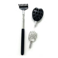 Itchy Scratch Retractable Back Gripper Double-Sided with 3 Detachable Gripper Heads Metal Claw/Rake for Hard-to-Reach Areas