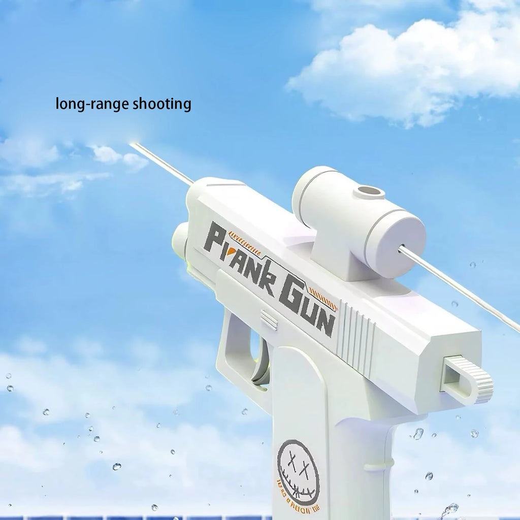 Double sided reverse watering prank water gun, two-way water spray toy, funny and parody toy