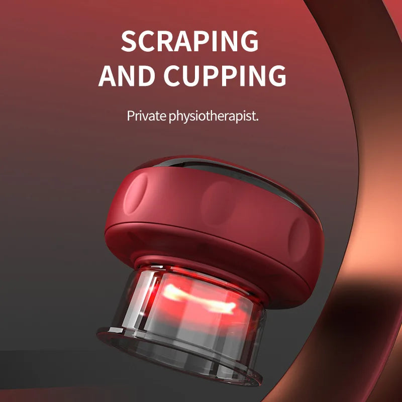 12-Speed Electric Cupping Therapy Massager, Vacuum Cups, Adjustable Treatment, Cupping, Guasha Massage Tool=