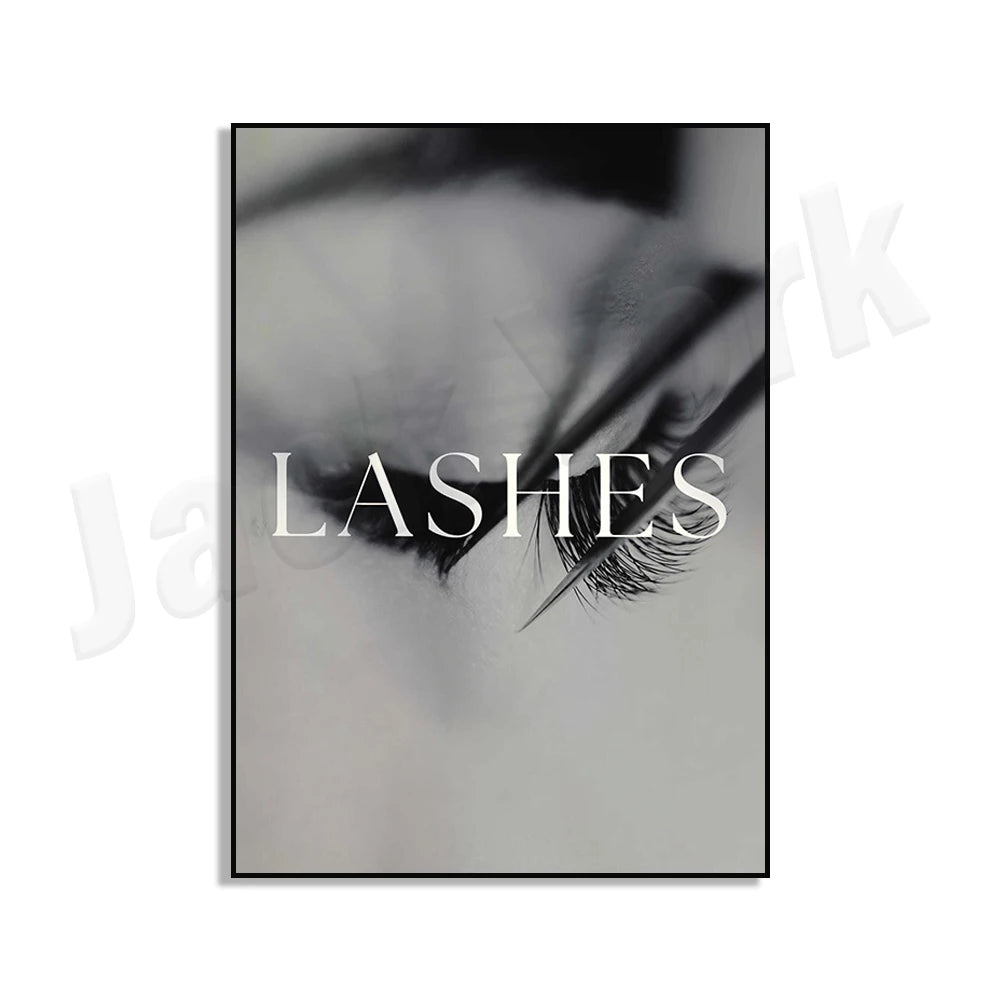 Beautician art, skin care skin care art, eyelashes props, tanning salon, beauty salon decoration, spa center wall poster